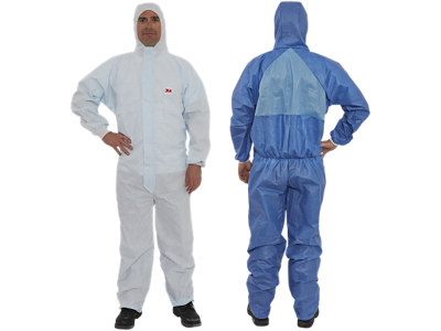 3M BESKYTTELSESDRAGT 4532 TYPE 5/6 HVID S