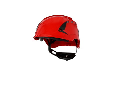 3M SIKKERHEDSHJELM X5500, VENTILERET/REFLEKS, RØD