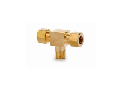 MESSING T-STYKKE 72F 8 MM X 1/4"