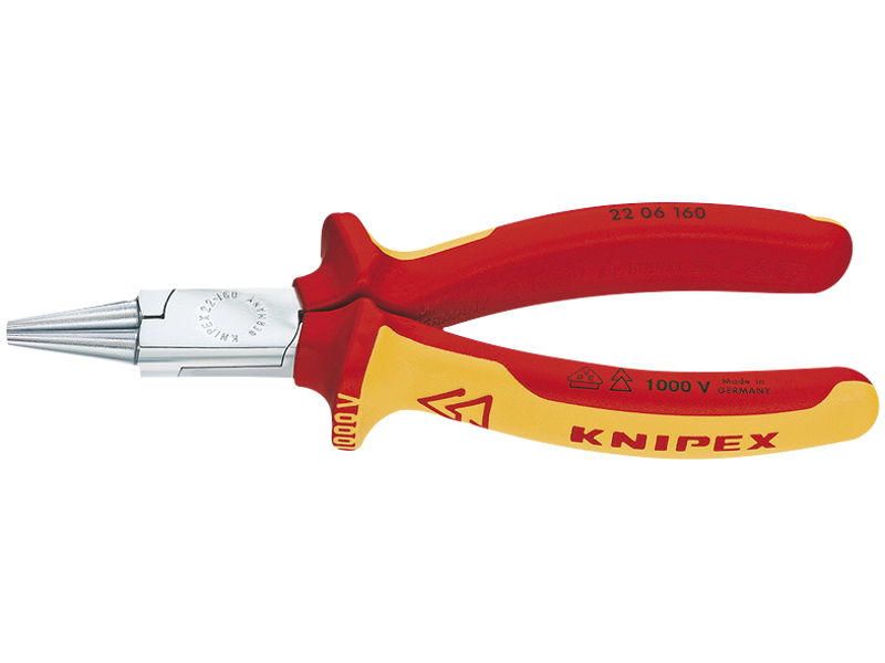 KNIPEX 22 06 160 RUNDTANG 1000V 160 MM
