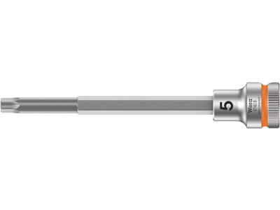 WERA ZYKLOP BITTOP MED 3/8"-TILSLUTNING 8740 B, MED EKSTRA SLANKT PROFILOMRÅDE, 5 X 107 MM