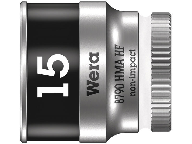 WERA ZYKLOP-TOPPE MED 1/4"-TILSLUTNING MED HOLDEFUNKTION 8790 HMA HF, 15 X 23 MM
