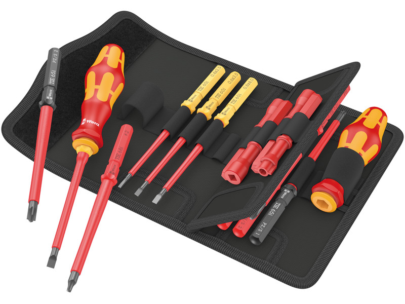 WERA Kraftform Kompakt VDE 18 Imperial 1 Tool Finder, 18 DELE