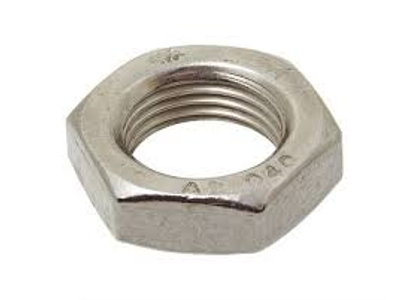 STAINLESS HEXAGON THIN NUT MF 8X1 A2 (DIN 439B)