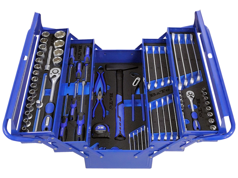 BATO 1130 VÆRKTØJSKASSE METAL 75 DELE NR 1130