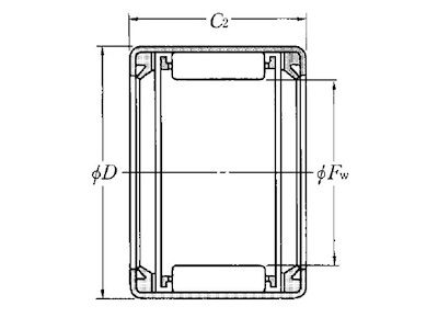 NTN HK1816LL/3AS NEEDLE ROLLER BEARING 18X24X16