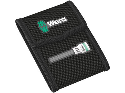 WERA ZYKLOP BIT-TOP-SÆT INDVENDIG SEKSKANT 8740 A HF 1, 1/4"-TILSLUTNING, 5 DELE