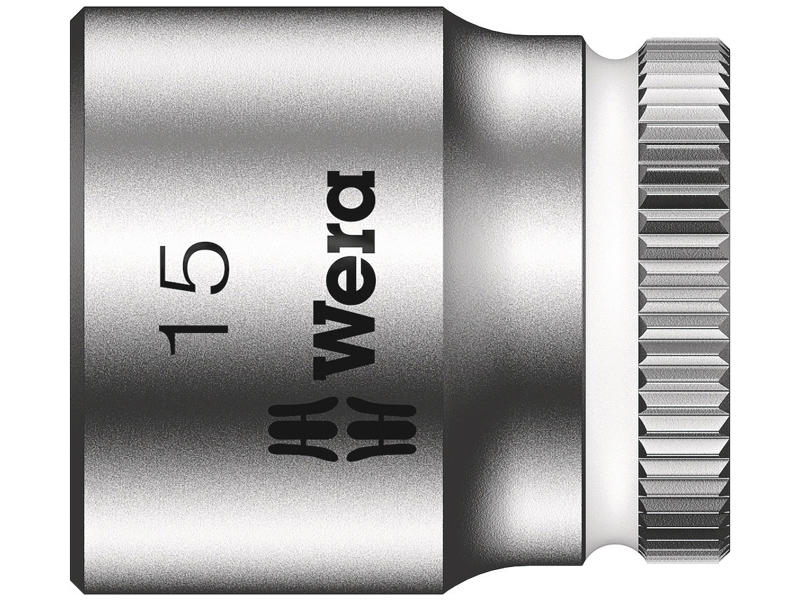 WERA ZYKLOP-TOPPE MED 1/4"-TILSLUTNING 8790 HMA, 15 X 23 MM