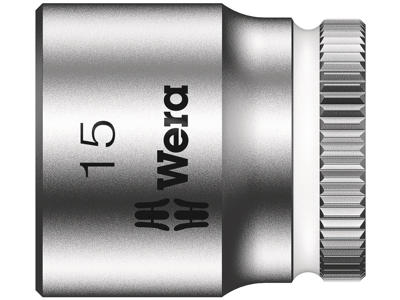 WERA ZYKLOP-TOPPE MED 1/4"-TILSLUTNING 8790 HMA, 15 X 23 MM