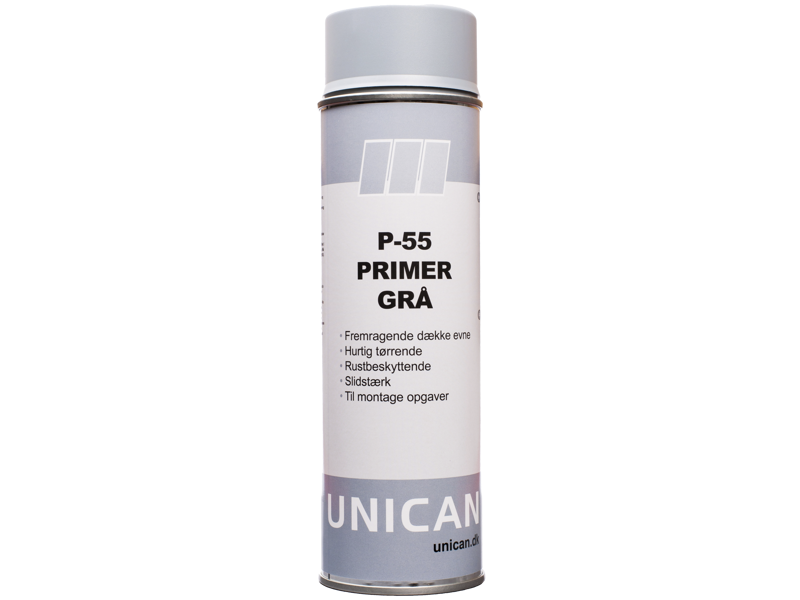 UNICAN P-55 PRIMER GRÅ  500 ML SPRAY