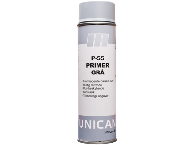 UNICAN P-55 PRIMER GRÅ  500 ML SPRAY