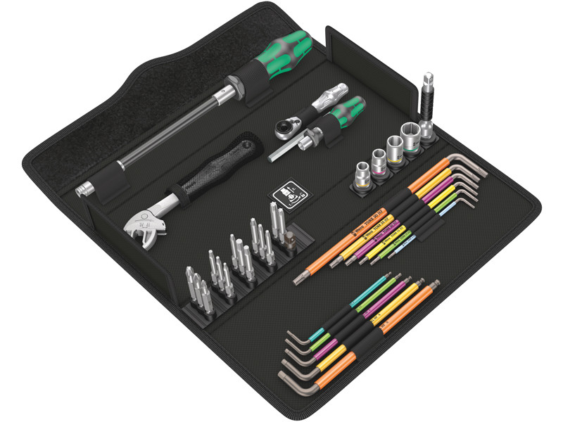 WERA SKRUEVÆRKTØJSSÆT TIL VINDUESMONTAGE Kraftform Kompakt F 1, 36 DELE