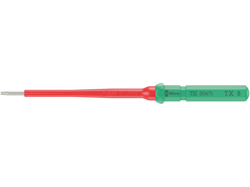 WERA KRAFTFORM KOMPAKT VDE 3067 I TORX® TAKE IT EASY SB, RUSTFRI STÅL, TX 8 X 157 MM