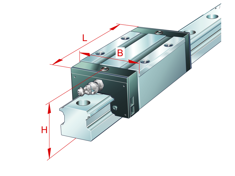 INA KWSE20-HL-V1-G3 RECIRCULATING BALL BEARING CARRIAGE