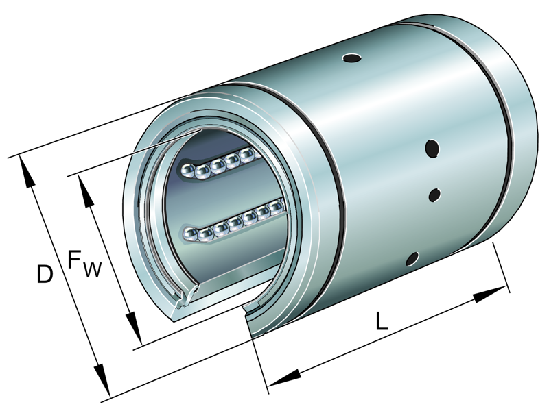 INA KBO50-PP-AS LINEAR BALL BEARING