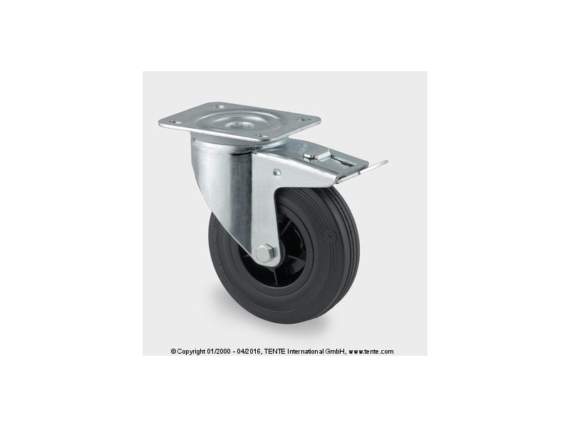 TENTE DREJEHJUL +BREMSE 3477 PVR 160 P63 TIL PLADEMONTERING