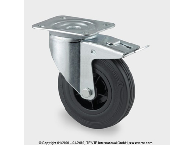 TENTE DREJEHJUL +BREMSE 3477 PVR 080 P62 TIL PLADEMONTERING 