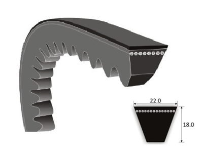 COGGED V-BELT XPC 2000