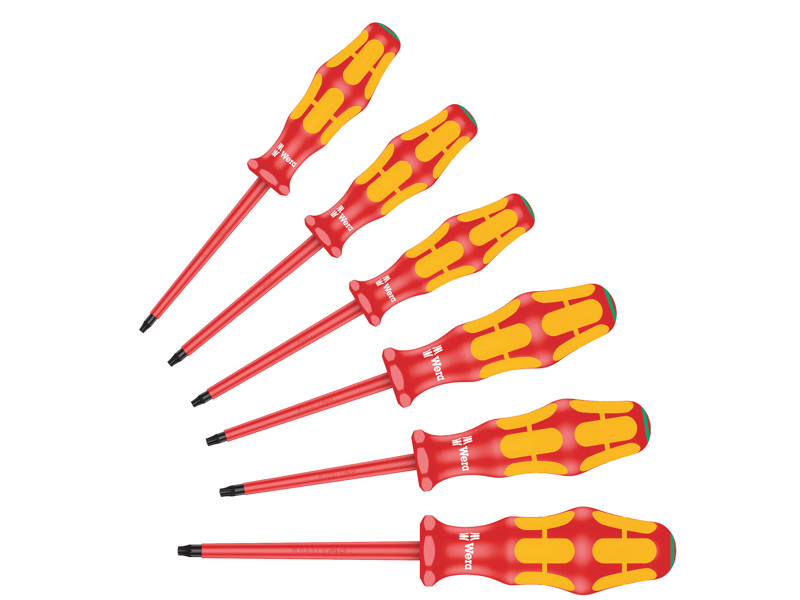 WERA SKRUETRÆKKERSÆT KRAFTFORM PLUS SERIE 100 167 i/6, 6 DELE