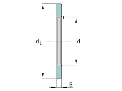 INA WS81105 AKSELSKIVE 25X42X3