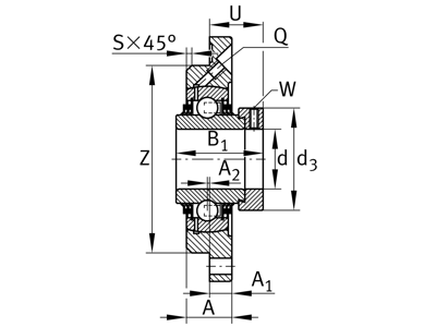 INA TME55-XL FLANGED HOUSING UNIT