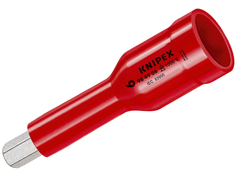 KNIPEX 98 49 05 HEX-STIFTTOP 1/2" 4KT 5 MM, VDE 1000V