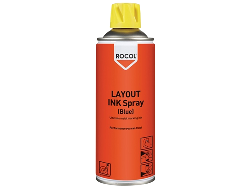 ROCOL METAL LAYOUT INK BLUE BLÅ MÆRKESPRAY 400ML