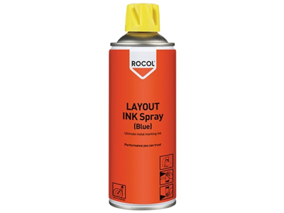 ROCOL METAL LAYOUT INK BLUE BLÅ MÆRKESPRAY 400ML