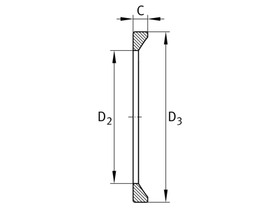 FAG U305 UNDERLAGSSKIVE 38X55X6