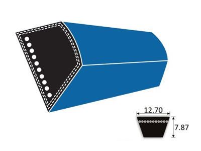 REINFORCED V-BELT A 98