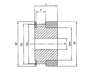 TIMING BELT PULLEY 10-3M-06MM