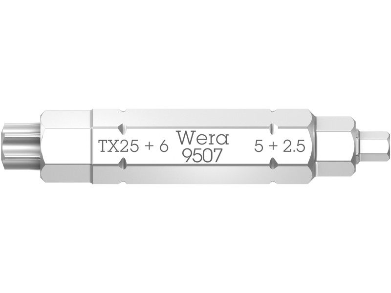 WERA 9507 SB 4-I-1 BIT 2, 2.5; 5; 6 X TX 25 X 37 MM