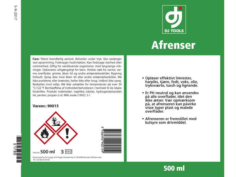 SPRAY AFRENSER  500ML NR 90015