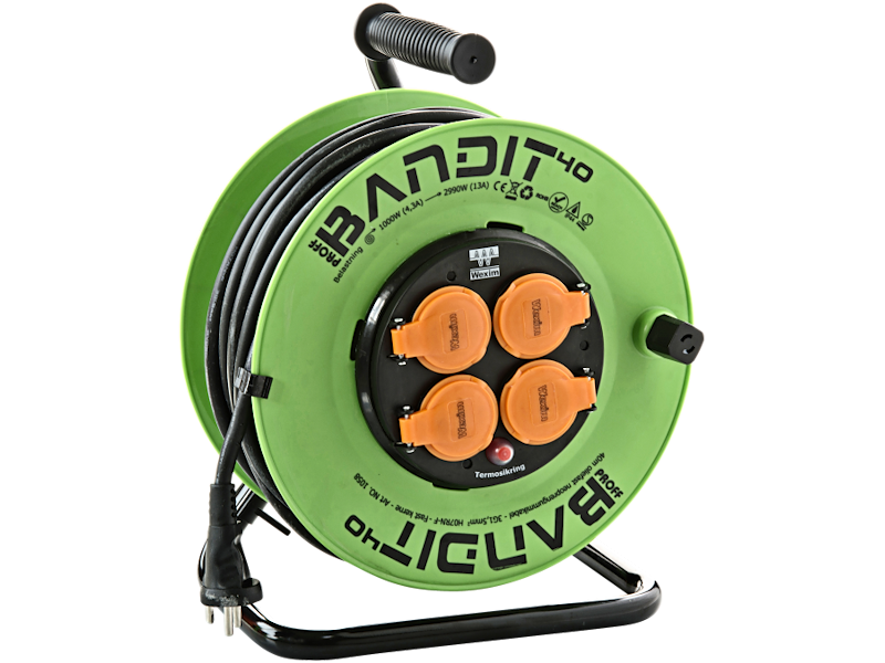 KABELTROMLE 40MTR 3X1,5MM2 IP44 NR 1058