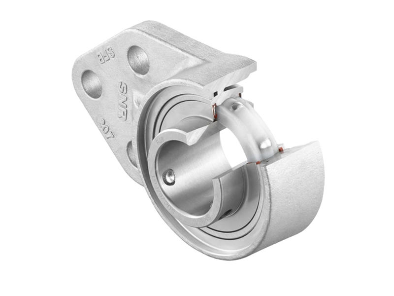 SNR SUCFB207FG1 FØDEVAREGODKENDT FLANGELEJE 3-HULS 35 MM