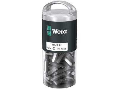 WERA 855/1 Z DIY 100 BITS 855/1 Z DIY 100 SiS, PZ 1 X 25 MM, 100 DELE
