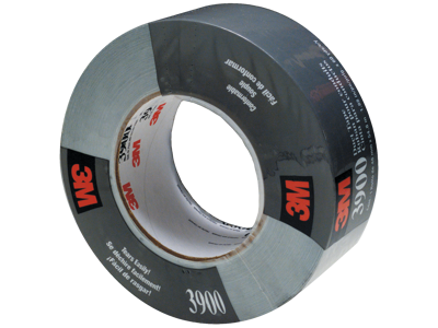 3M LÆRREDSTAPE 3900 SORT 55 MTR X 48 MM