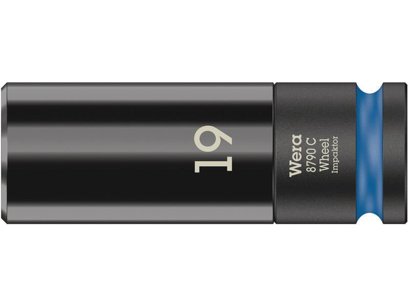 WERA TOPNØGLEINDSATS MED 1/2"-TILSLUTNING 8790 C Wheel Impaktor, 19 X 85 X 30 MM