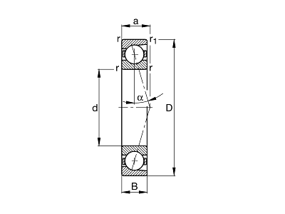 FAG PTB7000-E SPINDLE BEARING 10X26X8