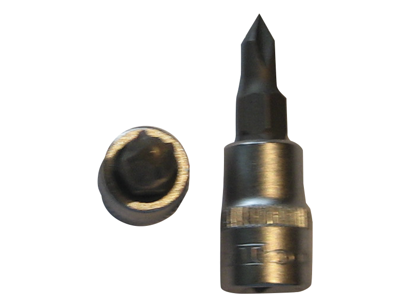 BATO 14112 STIFTTOP KORT 1/4" FIRKANT - PZ 2 X 37MM