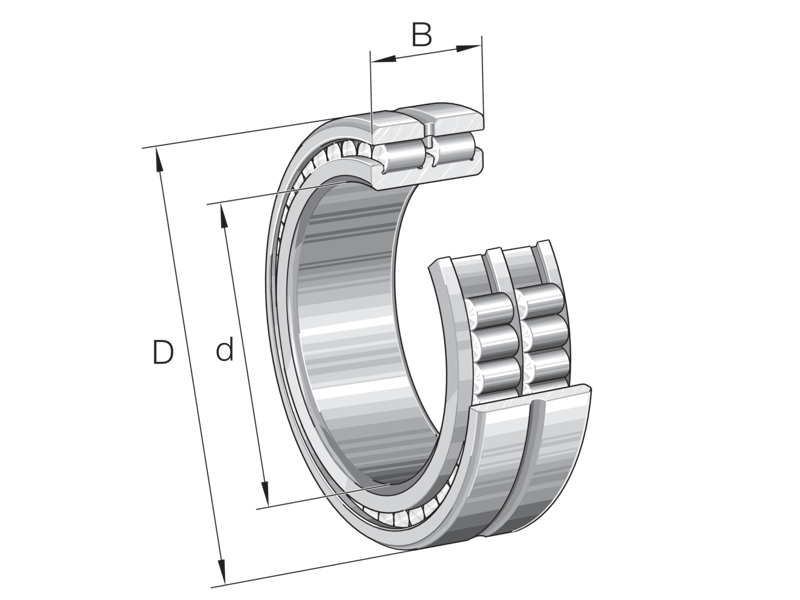 INA SL024830-A-C3 CYLINDRISK RULLELEJE 150X190X40