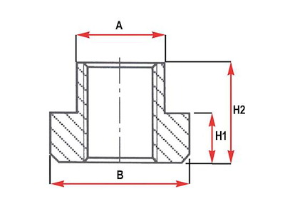 DIESELLA T-NOT MØTRIK M10x18MM