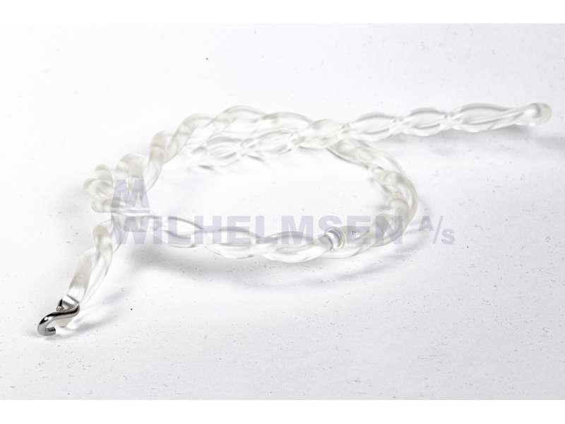 TWISTED BELT 83 A TPU FDA 3/16 X 13,40" TRANSPERANT