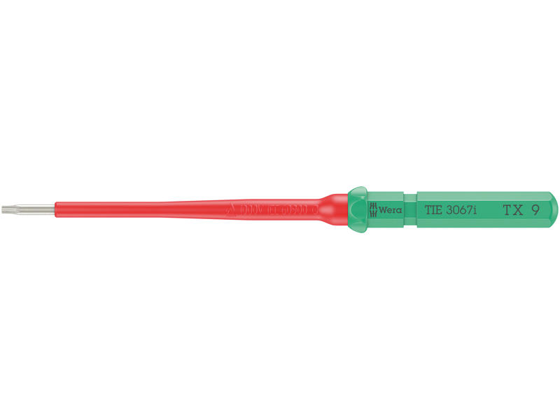 WERA KRAFTFORM KOMPAKT VDE 3067 I TORX® TAKE IT EASY SB, RUSTFRI STÅL, TX 9 X 157 MM