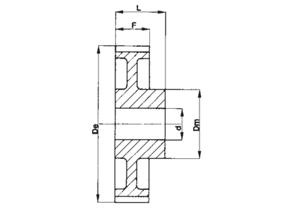 TIMING BELT PULLEY 71-T20-36-2