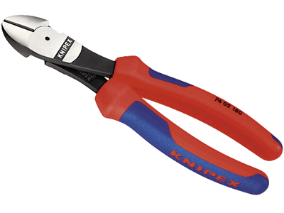 KNIPEX 74 02 180 SIDEBIDETANG  180MM ERGO