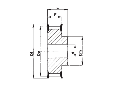 TIMING BELT PULLEY 16-3M-06MM