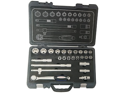 THÜRMER TOPSÆT 1/2" TOLVKANTET 8-24MM 16 STK