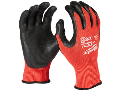 MILWAUKEE ARBEJDSHANDSKER SKÆREFASTE LEVEL 3 7/S, 12 PAR