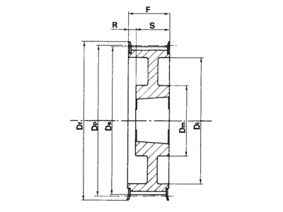 TIMING BELT PULLEY 48-L-100